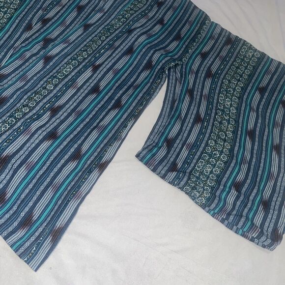 Tysa Designs Rayon Oversized Yoko Kimono In Maldives Print Blue 0 / 1 NWT $ 227 - Picture 10 of 15